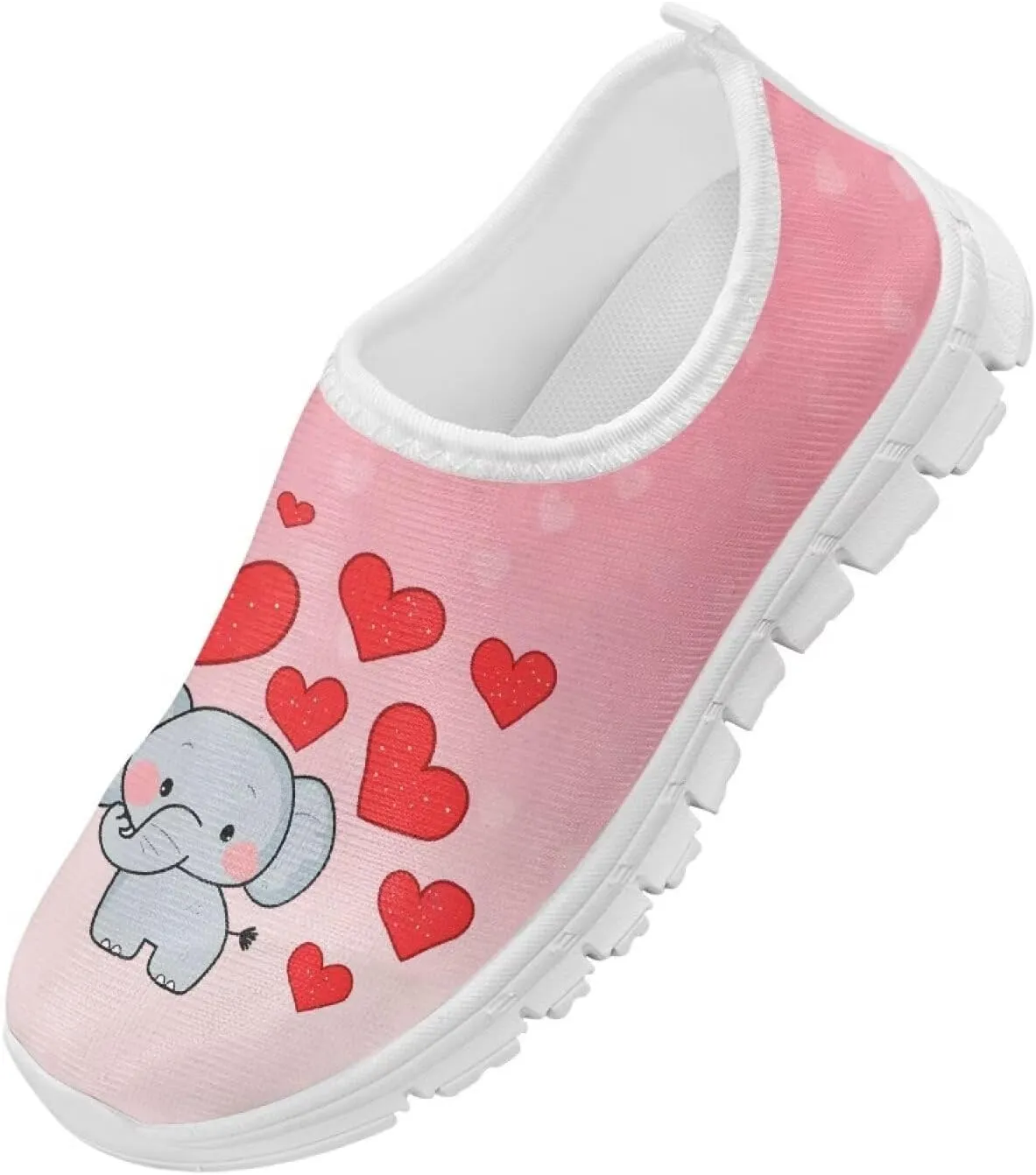 Girls Tennis Shoes Little Kids Slip On Sneakers School Running Shoes