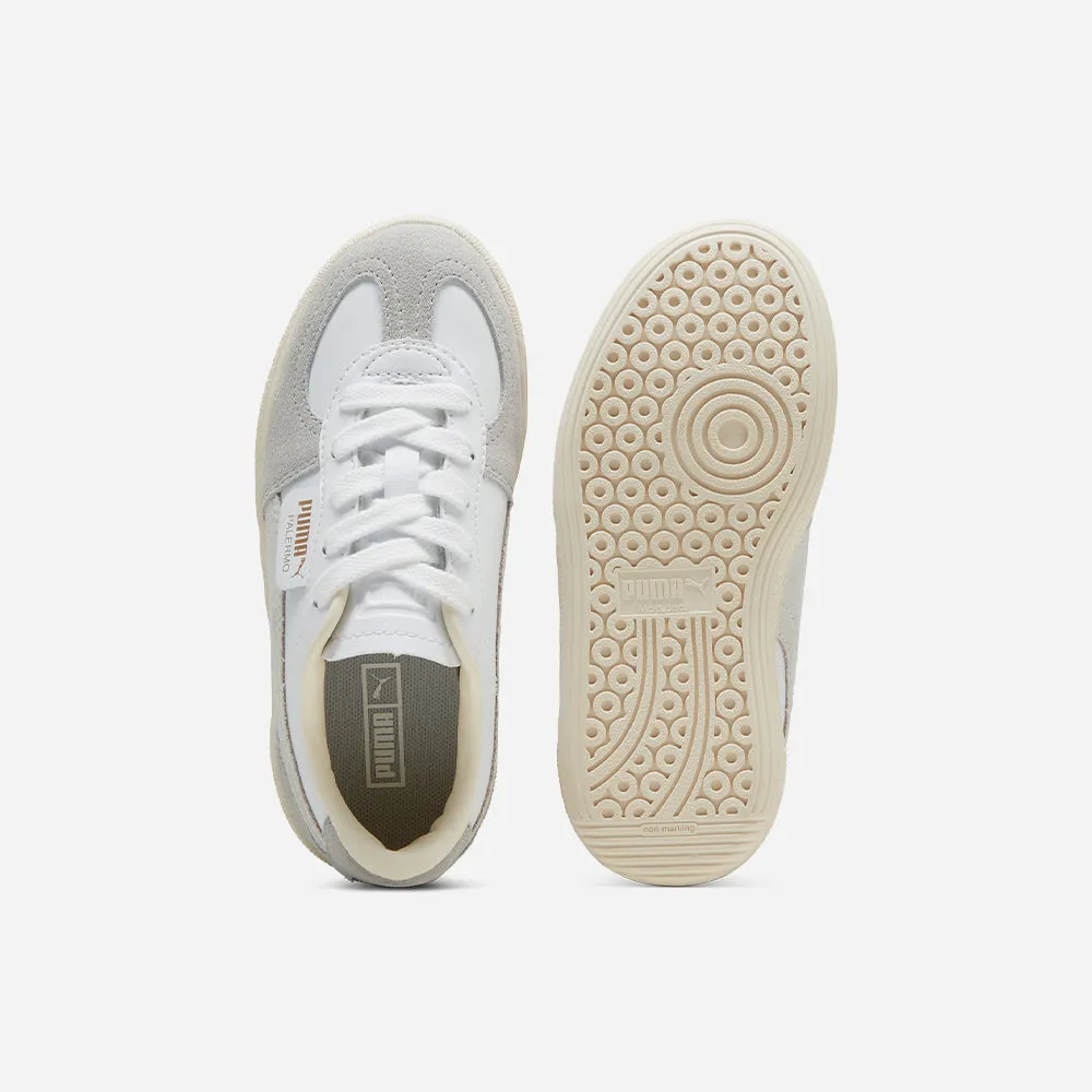 Giày Sneaker Trẻ Em Puma Palermo Leather Lace Up Ps - Trắng