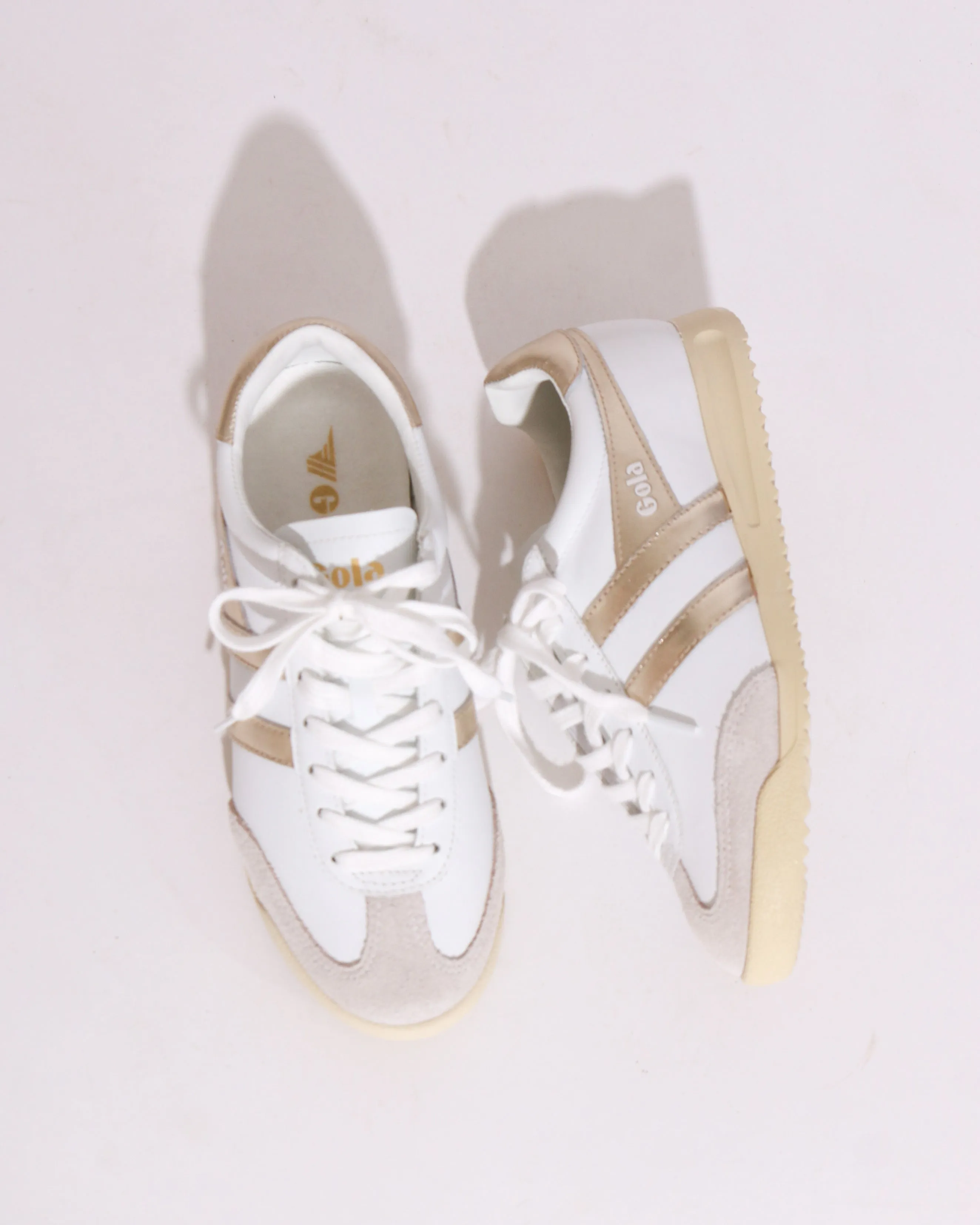 Gola Torpedo Mirror Sneaker in Gold