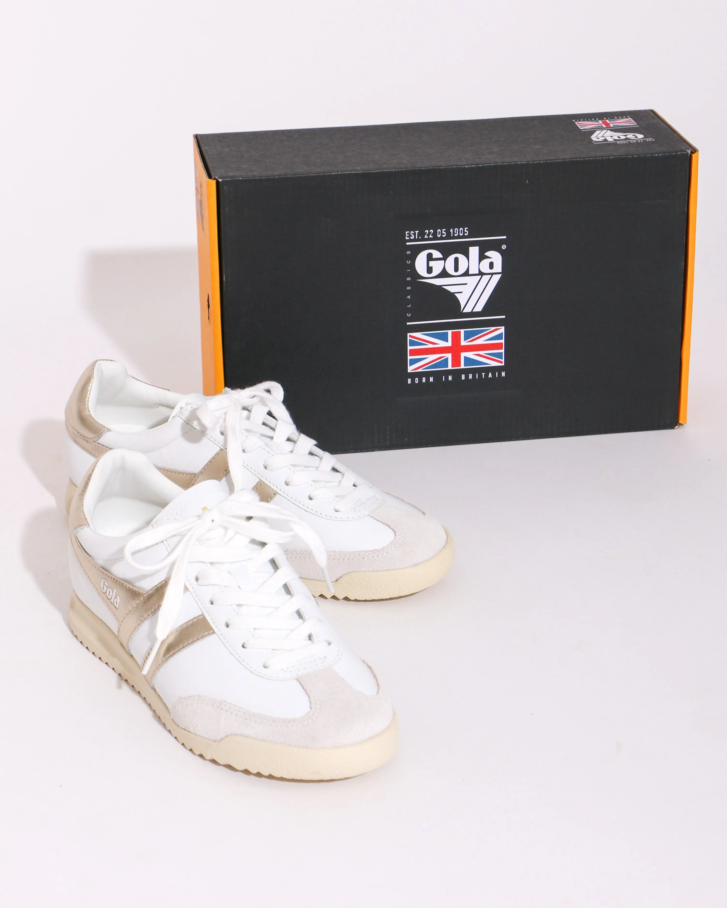 Gola Torpedo Mirror Sneaker in Gold