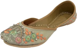 Gold Punjabi Jutti for Ladies Jutti Shoes Punjabi Shoes Handmade Shoes Ethnic Mojari Traditional