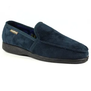Goodyear Mens Navy Memory Foam Slippers EDEN