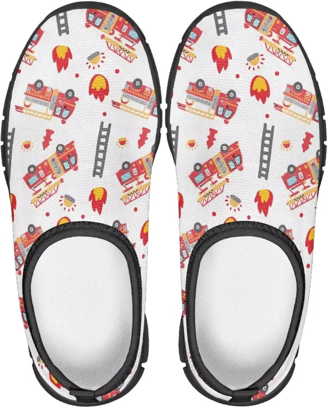GOSTONG Boys Girls Slip On Sneakers Little Big Kids Casual Gym Tennis Shoes Lightweight Non Slip Walking Shoes Black Sole Size 11-15