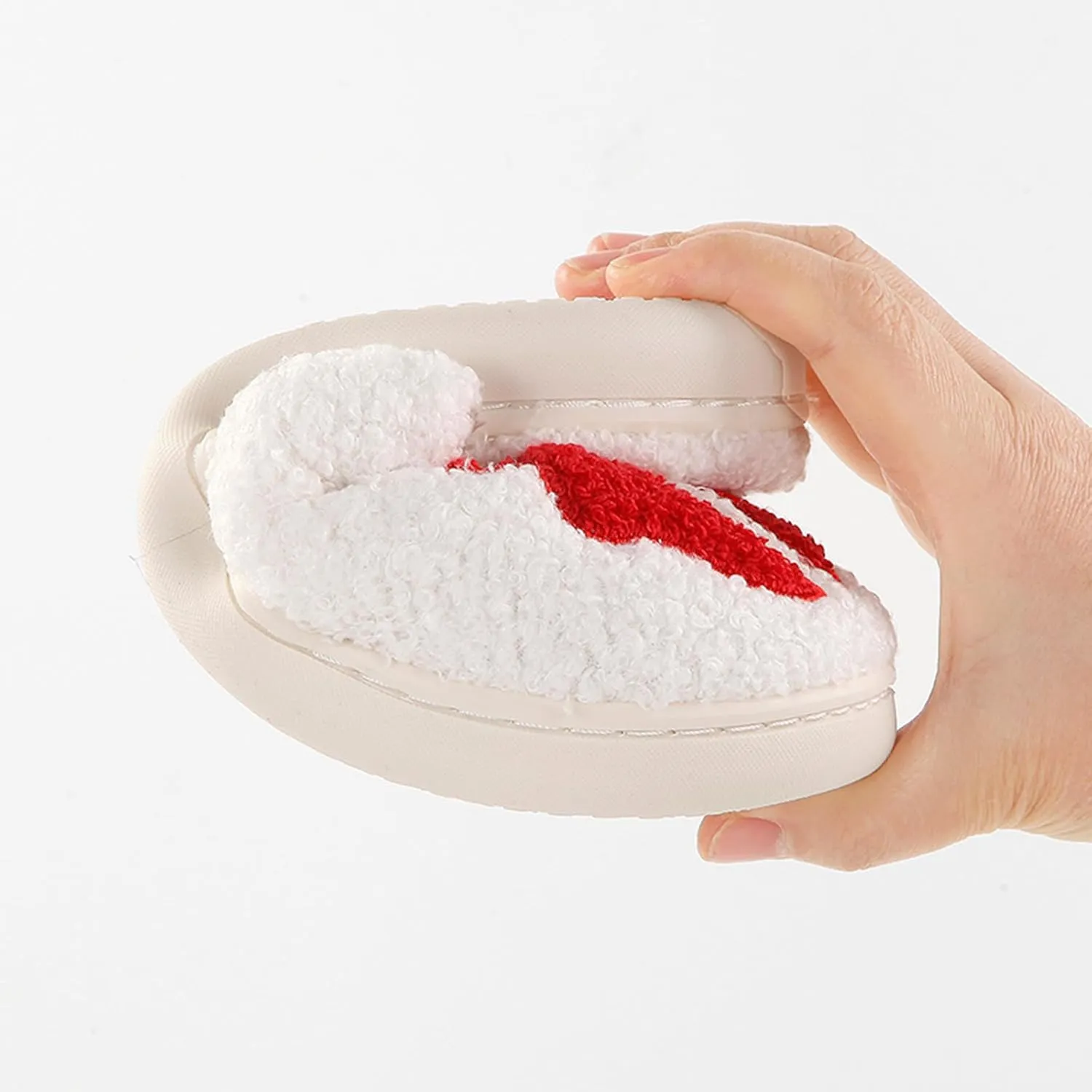 Halloween Pumpkin Slippers for Womens Mens Cute Cartoon Slippers Plush Warm Memory Foam Shoes