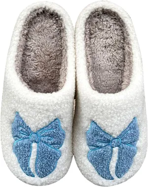 Halloween Pumpkin Slippers for Womens Mens Cute Cartoon Slippers Plush Warm Memory Foam Shoes