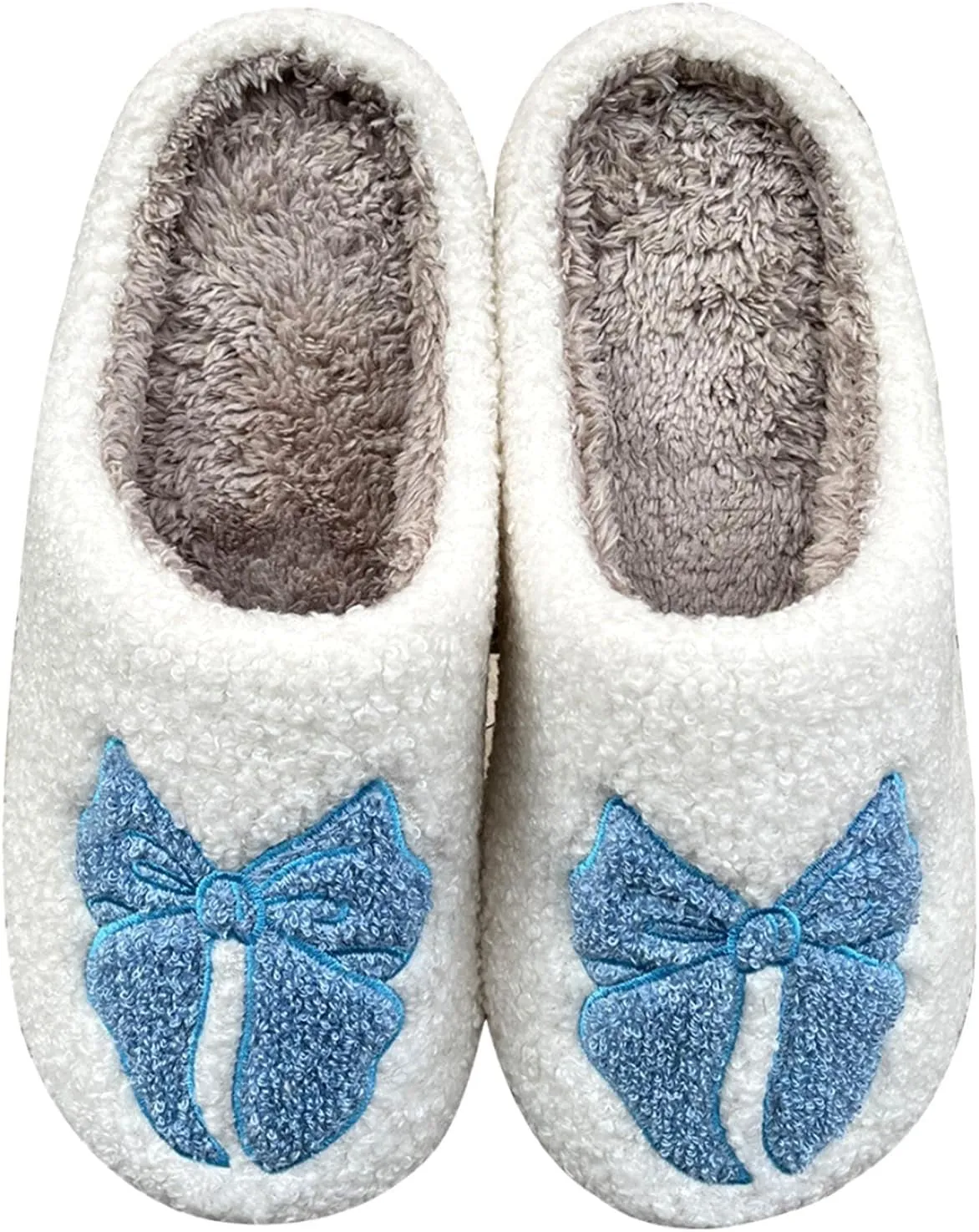 Halloween Pumpkin Slippers for Womens Mens Cute Cartoon Slippers Plush Warm Memory Foam Shoes