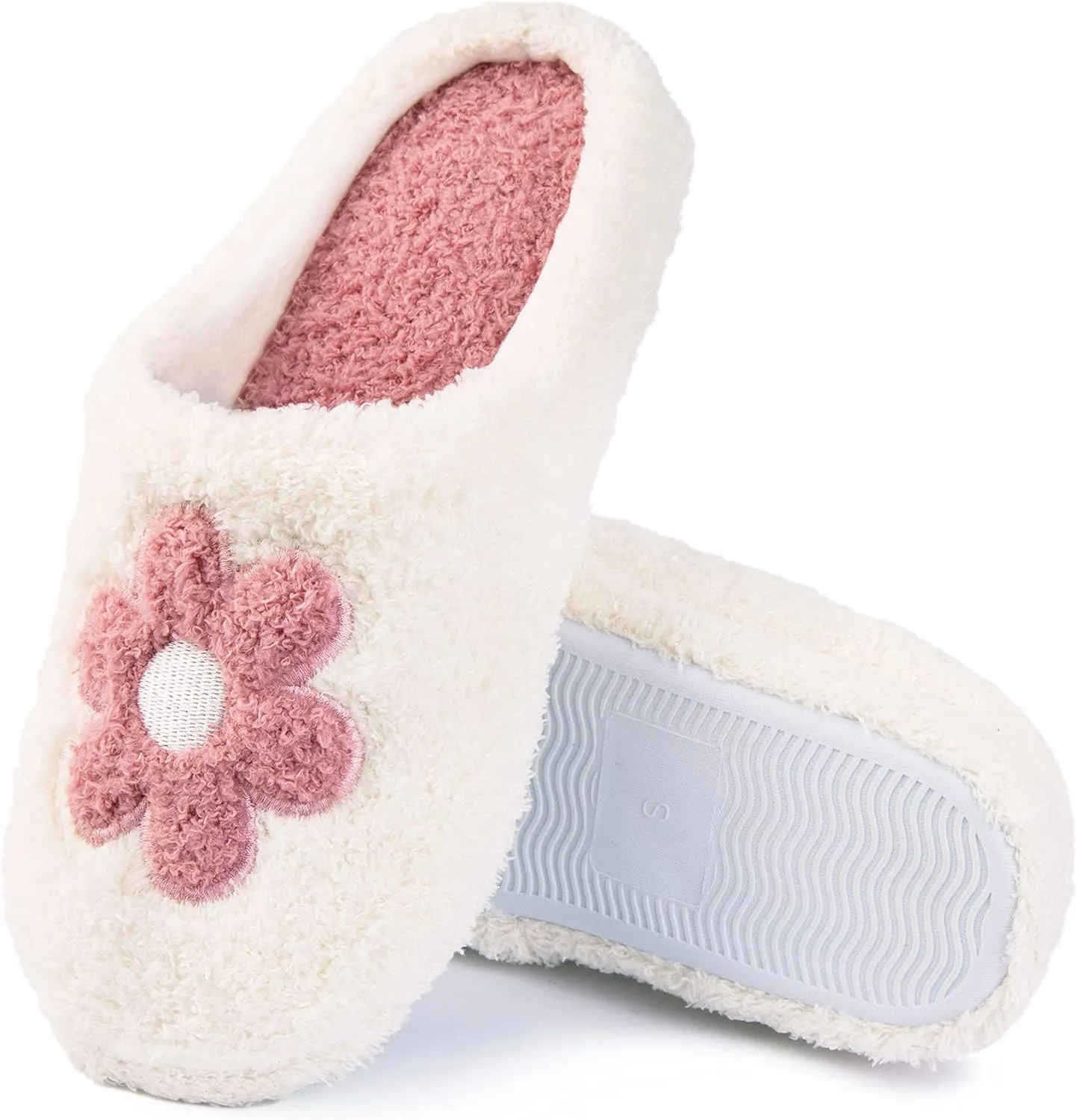 Handcraft Softee Ladies Aesthetic Slippers, Cozy Slip On Clog Slipper, Soft Rubber Sole Womens House Shoes, Plush Bedroom Clogs