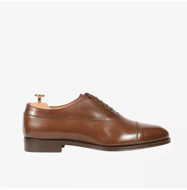 Handmade Brown Leather Formal Oxford Lace Up Office/ Business Shoes