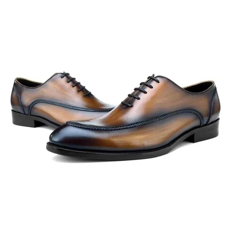 Handmade Leather Dress Oxfords Shoes for Men