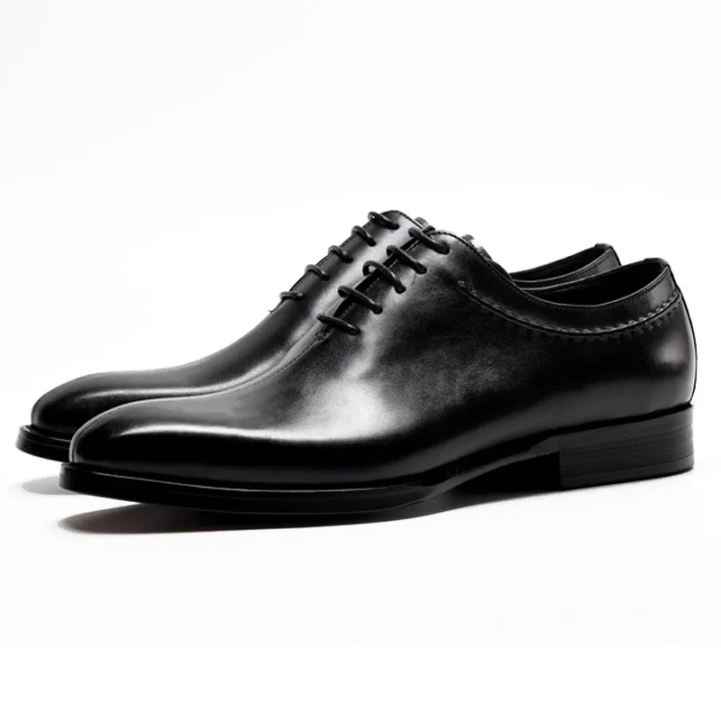 Handmade Leather Oxford Dress Shoes for Men - Elegant & Durable
