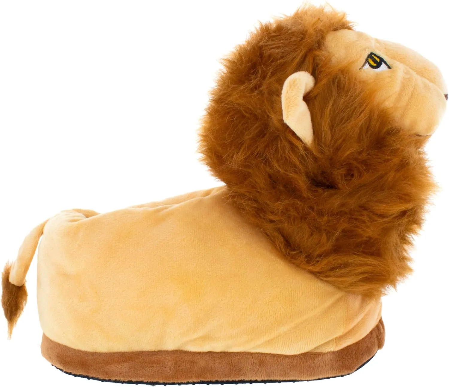 Happy Feet Animal Slippers for Adults and Kids, Cozy and Comfortable, Sturdy Rubber Soles, Thick 1-Inch Memory Foam Footbed, Non-Skid Bottoms, Plush Velvety Material Slippers, As Seen on Shark Tank