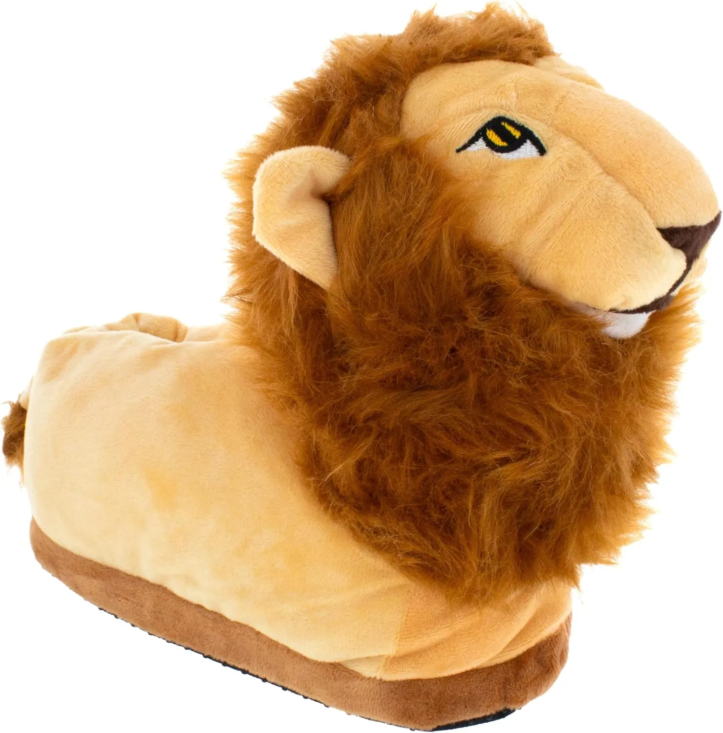 Happy Feet Animal Slippers for Adults and Kids, Cozy and Comfortable, Sturdy Rubber Soles, Thick 1-Inch Memory Foam Footbed, Non-Skid Bottoms, Plush Velvety Material Slippers, As Seen on Shark Tank