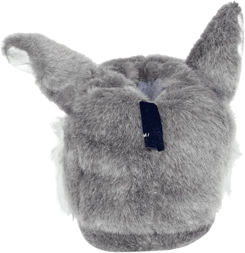 Happy Feet Animal Slippers for Adults and Kids, Cozy and Comfortable, Sturdy Rubber Soles, Thick 1-Inch Memory Foam Footbed, Non-Skid Bottoms, Plush Velvety Material Slippers, As Seen on Shark Tank