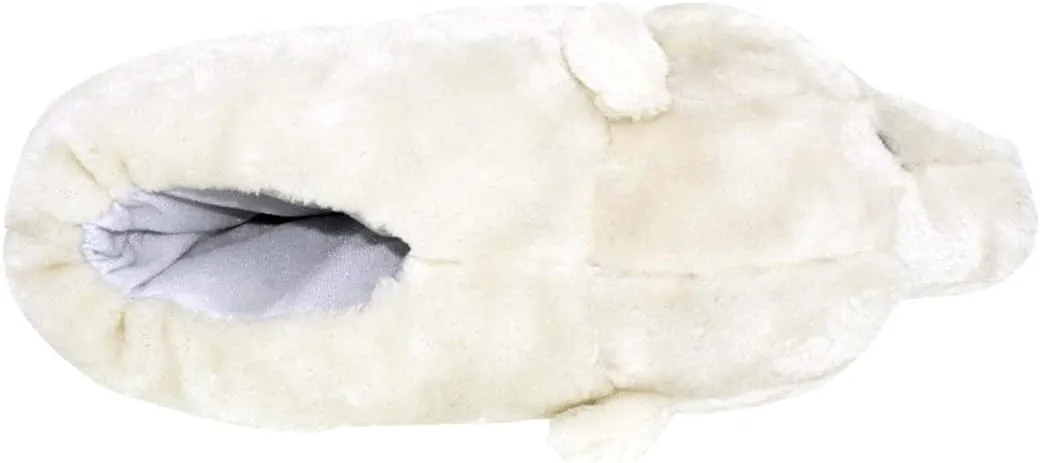 Happy Feet Animal Slippers for Adults and Kids, Cozy and Comfortable, Sturdy Rubber Soles, Thick 1-Inch Memory Foam Footbed, Non-Skid Bottoms, Plush Velvety Material Slippers, As Seen on Shark Tank