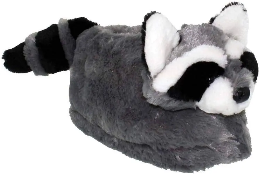 Happy Feet Animal Slippers for Adults and Kids, Cozy and Comfortable, Sturdy Rubber Soles, Thick 1-Inch Memory Foam Footbed, Non-Skid Bottoms, Plush Velvety Material Slippers, As Seen on Shark Tank
