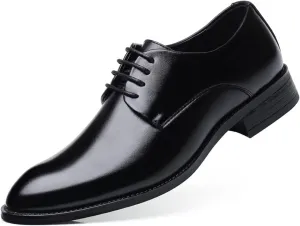 HASMI Business Formal Men's Shoes Lace Up Plus Size Leather Shoes Japanese Men's Derby Shoes