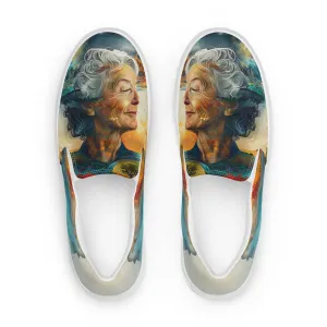 Haven of Stillness Women’s slip-on canvas shoes