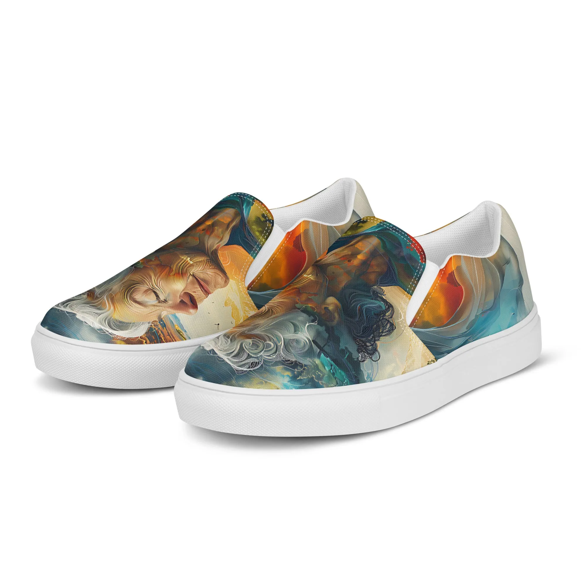 Haven of Stillness Women’s slip-on canvas shoes