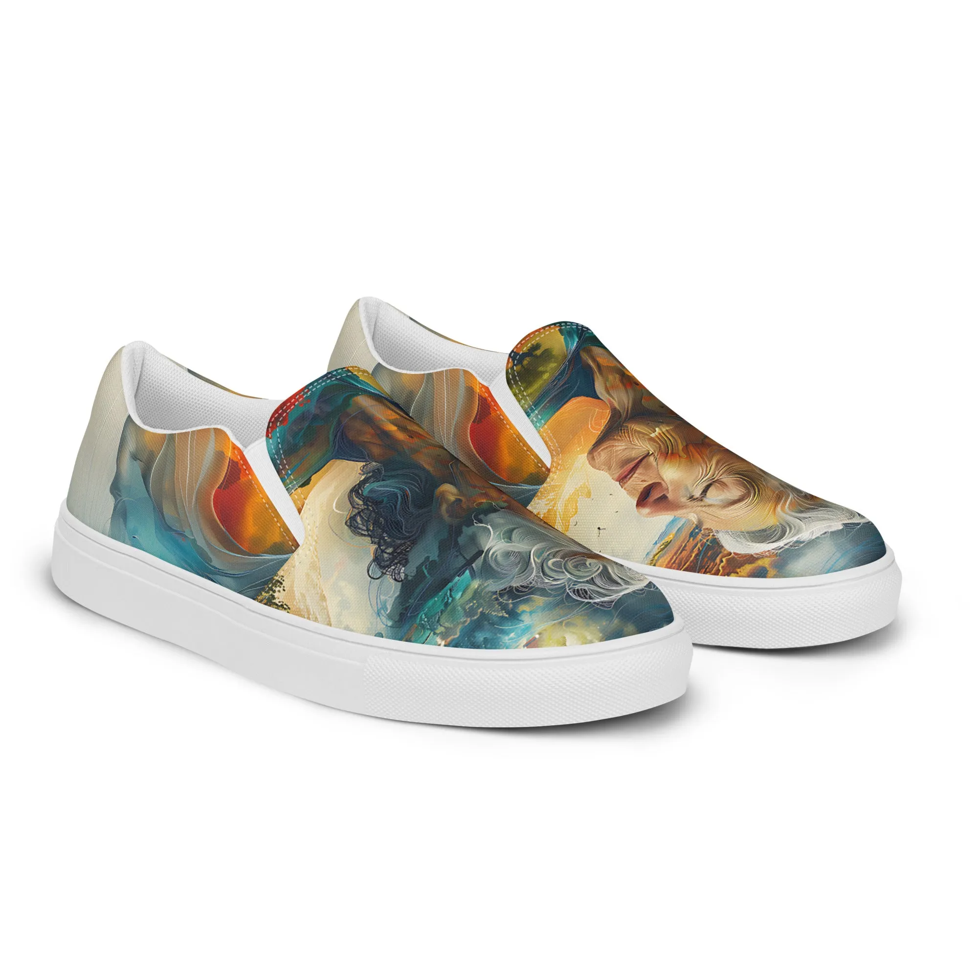 Haven of Stillness Women’s slip-on canvas shoes