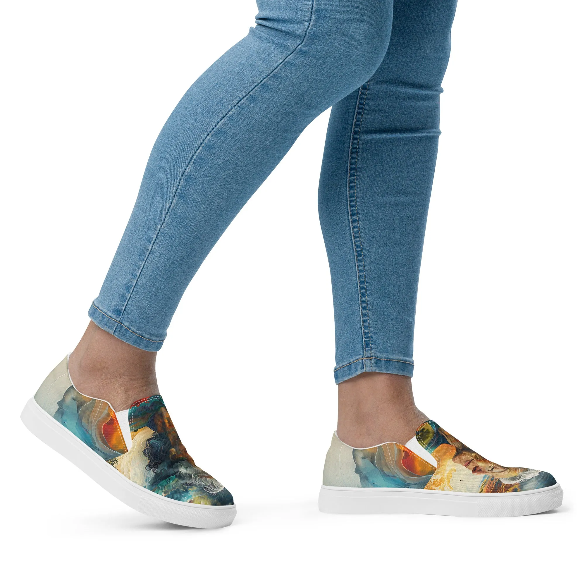 Haven of Stillness Women’s slip-on canvas shoes