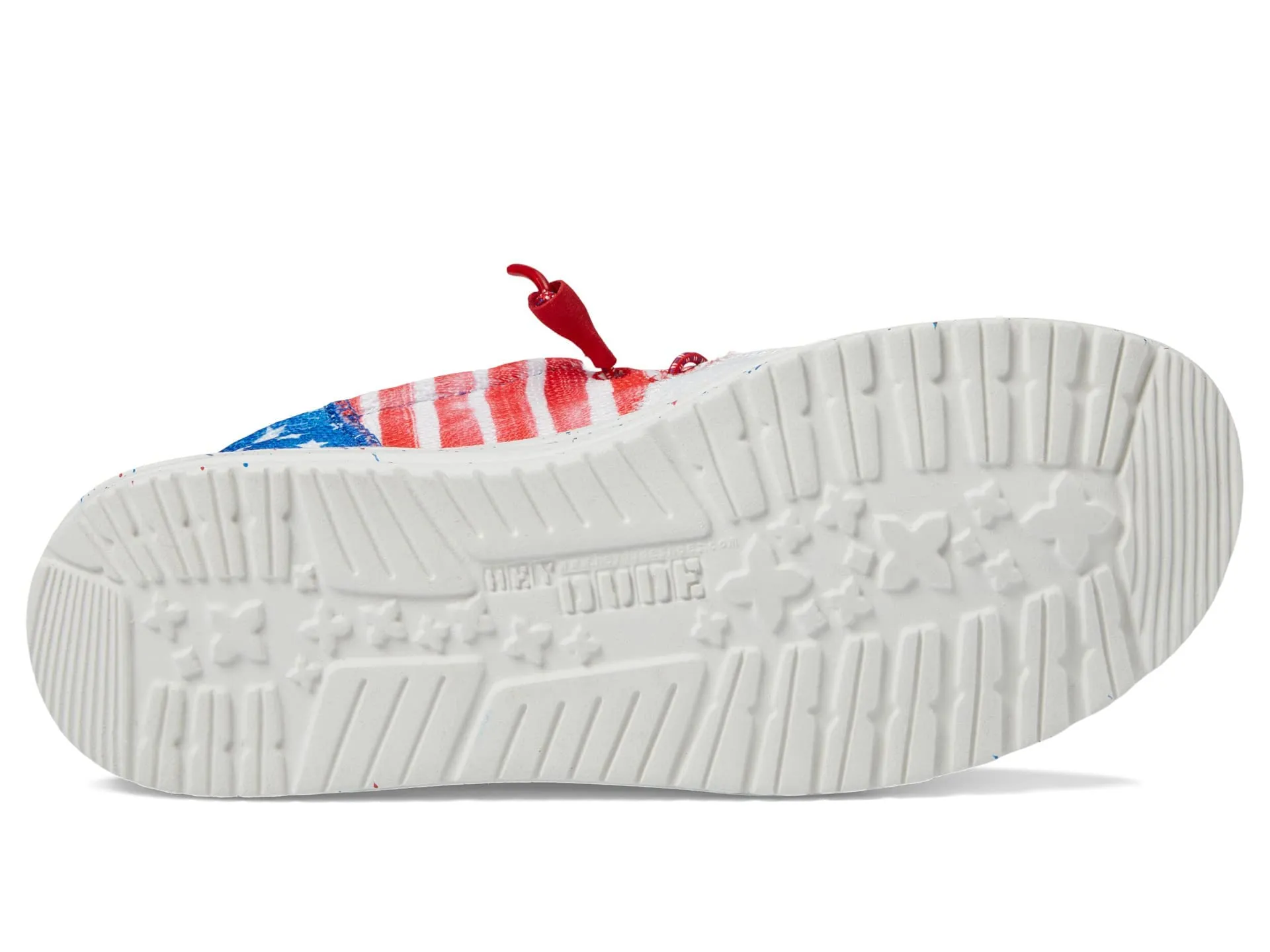 Hey Dude Women's Wendy Tri Patriotic Americana Size 5 | Women's Shoes | Women's Slip On Shoes | Comfortable & Light-Weight