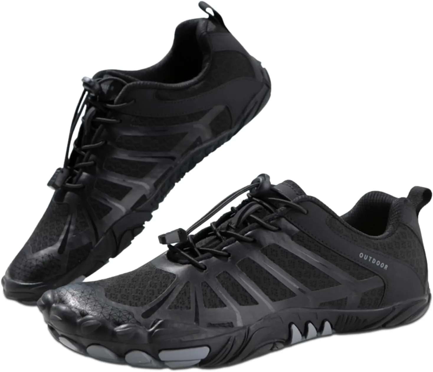 HiGropcore Barefoot Trail Running Shoes | Womens Mens Wide Toe Box Zero Drop Minimalist Slip on Shoes | Hike Barefoot Outdoor Shoes