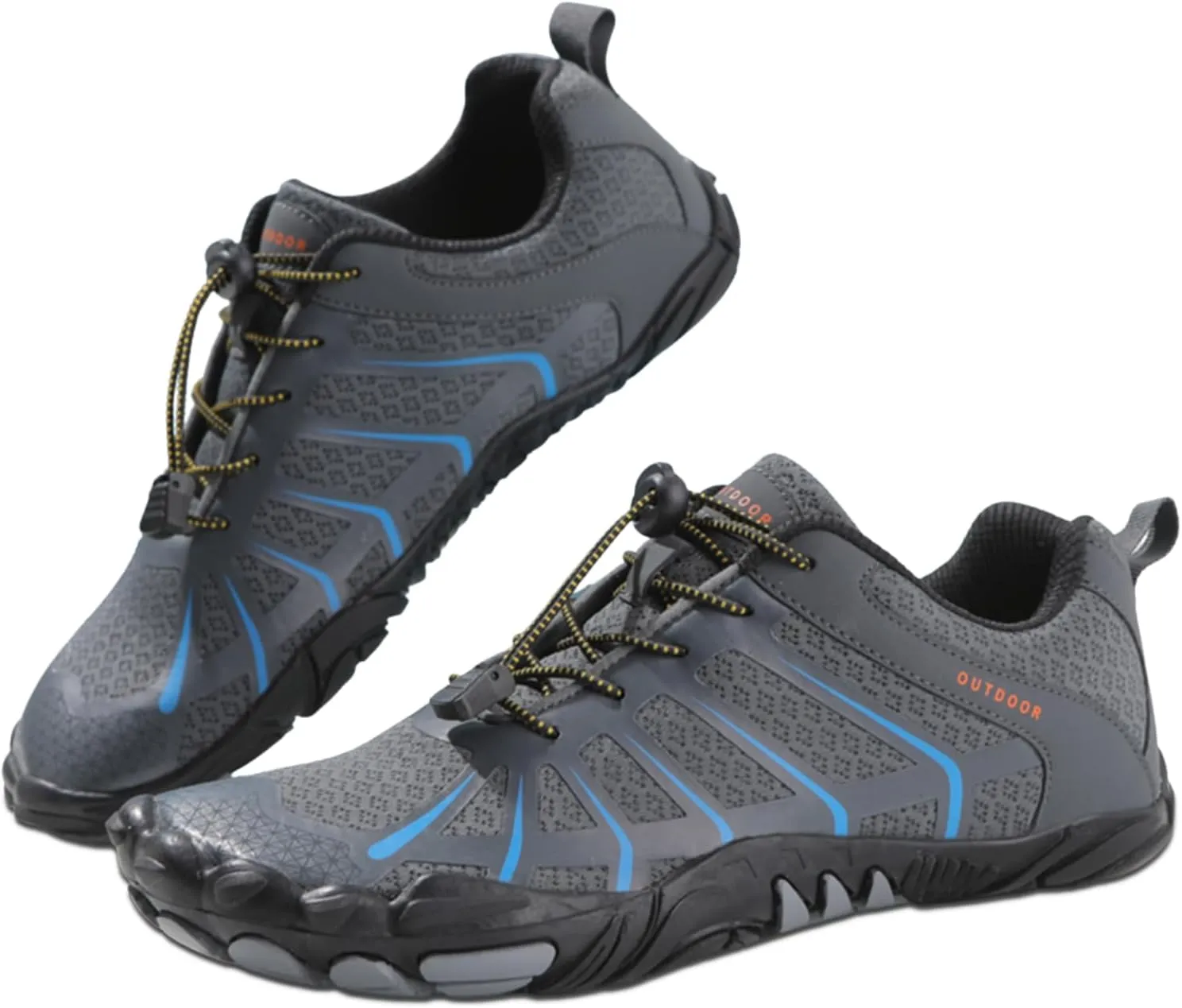 HiGropcore Barefoot Trail Running Shoes | Womens Mens Wide Toe Box Zero Drop Minimalist Slip on Shoes | Hike Barefoot Outdoor Shoes