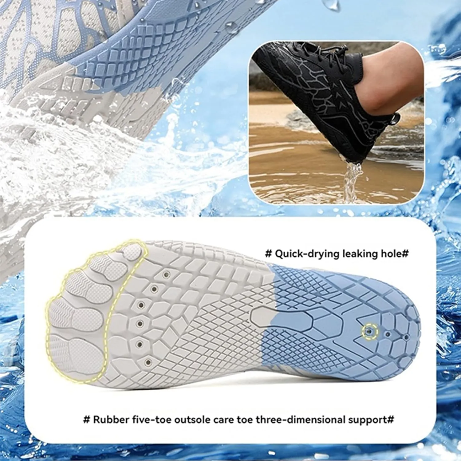 Hike Barefoot Footwear Shoes Women Men Pro Barefoot Shoes Healthy & Non Slip Wide Toe Box Womens Mens Lightweight Breathable Sports Hiking Walking Shoes Unisex
