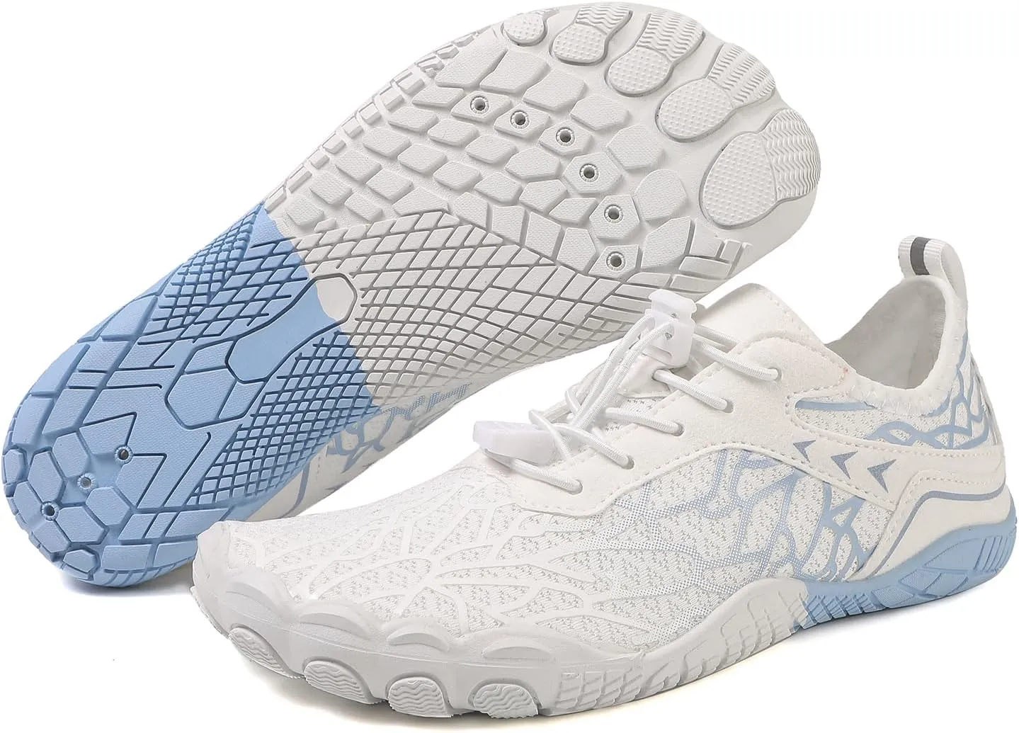 Hike Barefoot Footwear Women Men Pro Barefoot Shoes with Wide Toe Box Healthy & Non-Slip Hiking Shoes Unisex Women Water Shoe Men Outdoor Athletic Lightweight Breathable Comfy Athletic Footwear