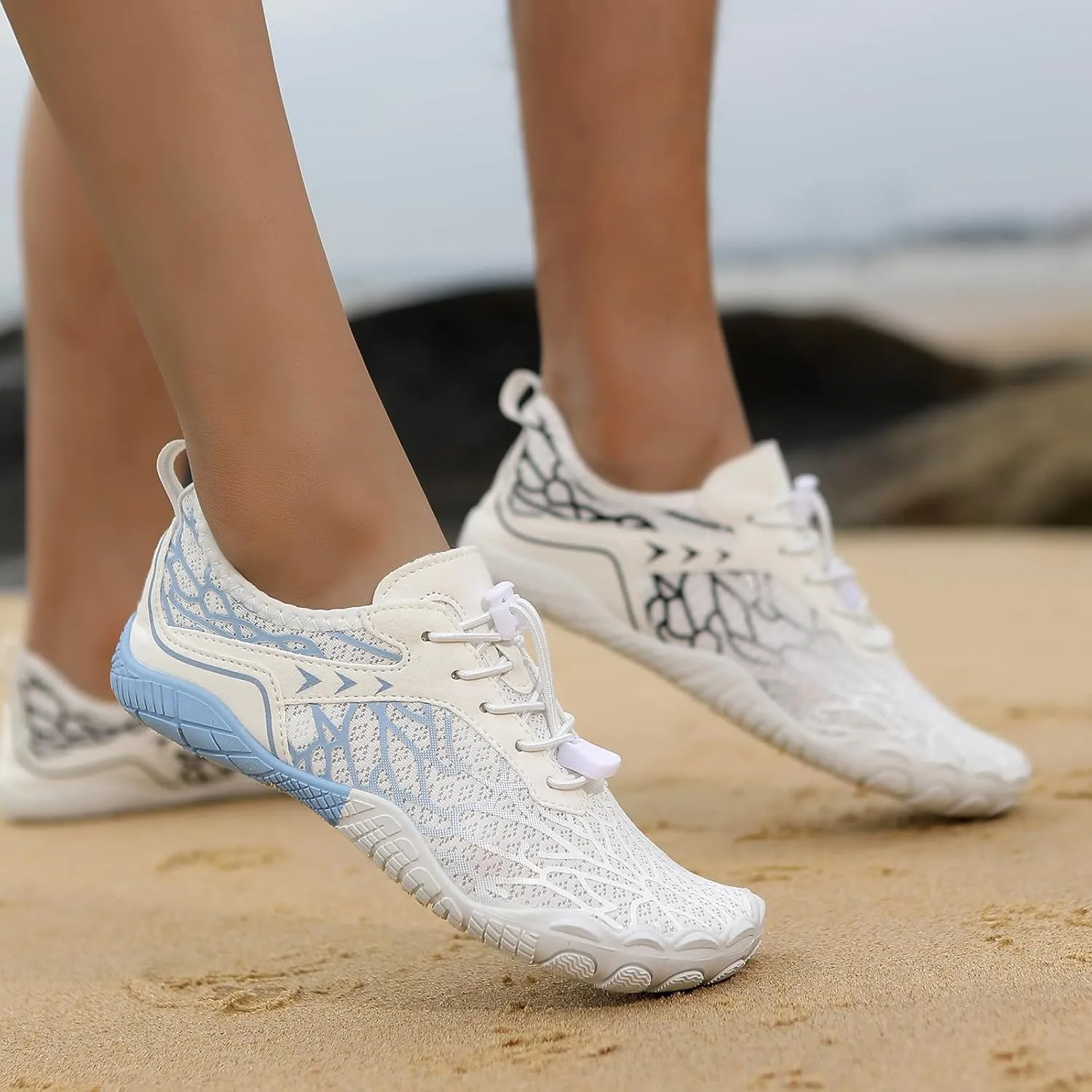 Hike Barefoot Footwear Women Men Pro Barefoot Shoes with Wide Toe Box Healthy & Non-Slip Hiking Shoes Unisex Women Water Shoe Men Outdoor Athletic Lightweight Breathable Comfy Athletic Footwear