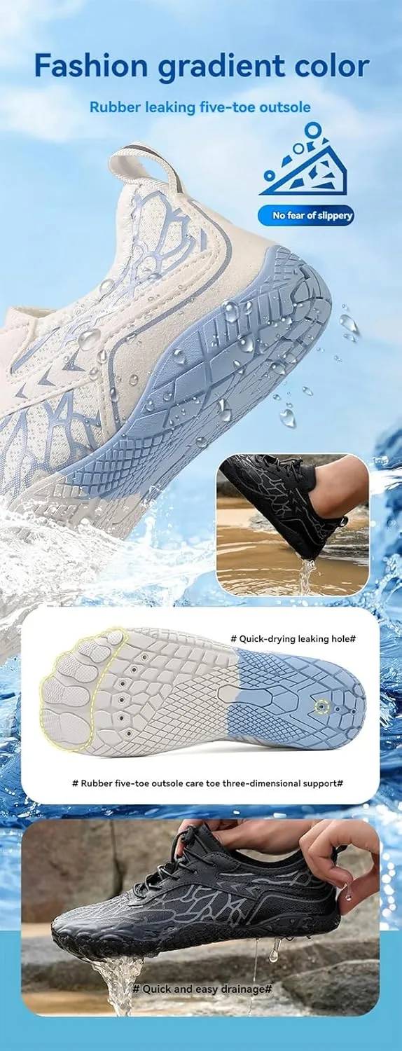 Hike Barefoot Footwear Women Men Pro Barefoot Shoes with Wide Toe Box Healthy & Non-Slip Hiking Shoes Unisex Women Water Shoe Men Outdoor Athletic Lightweight Breathable Comfy Athletic Footwear