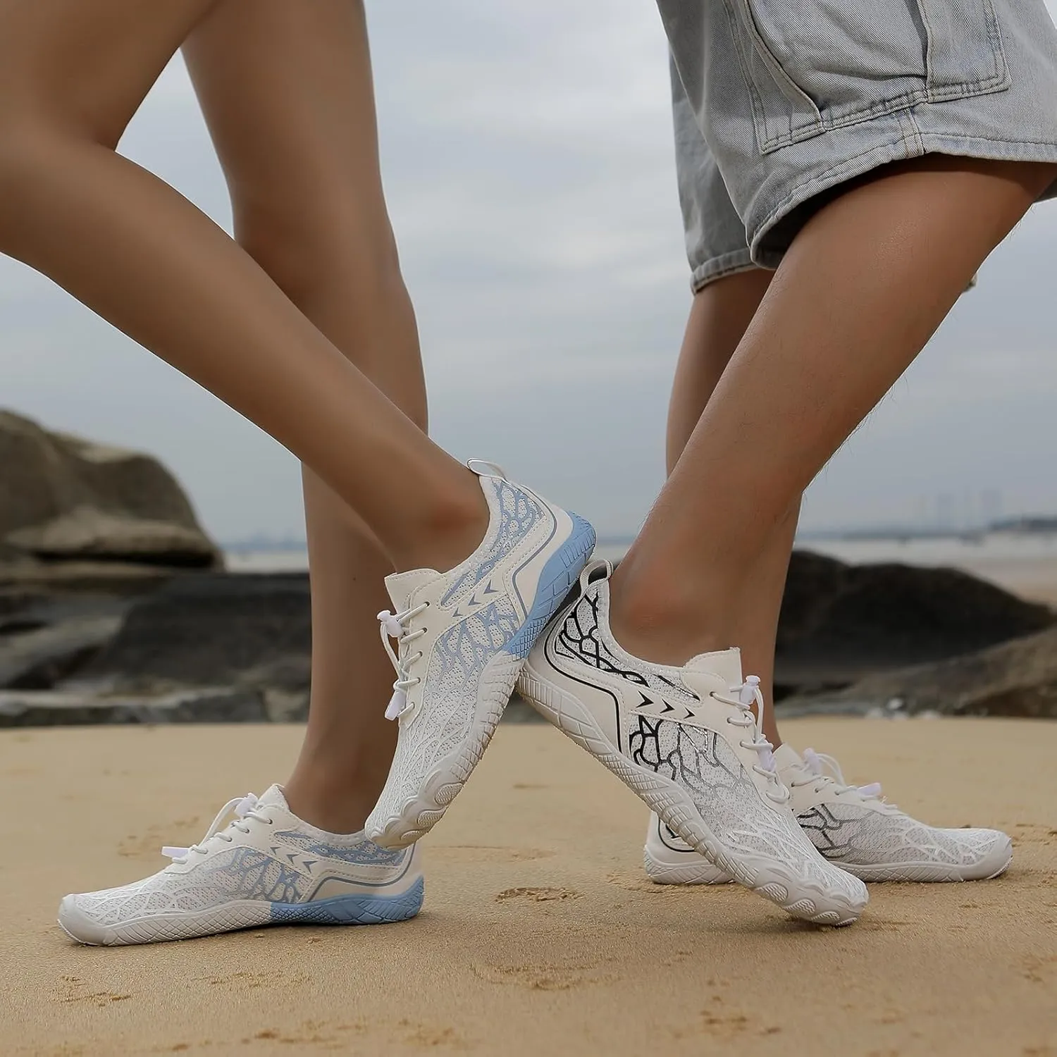 Hike Barefoot Footwear Women Men Pro Barefoot Shoes with Wide Toe Box Healthy & Non-Slip Hiking Shoes Unisex Women Water Shoe Men Outdoor Athletic Lightweight Breathable Comfy Athletic Footwear