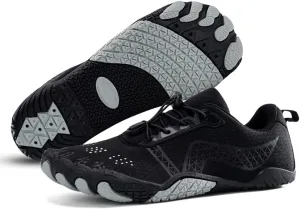 Hike Barefoot Shoes for Winter Autumn Footwear, Minimalist Barefoot Shoes for Men Women Wide Toe Zero Drop Athletic Hiking and Trail Running Shoe