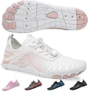 Hike Barefoot Shoes for Women Men, Breathable Non-Slip Athletic Footwear, Wide Toe Water Shoes for Hiking, Non-Slip Neuropathy Shoes for Women Men, Grounded Comfort wear