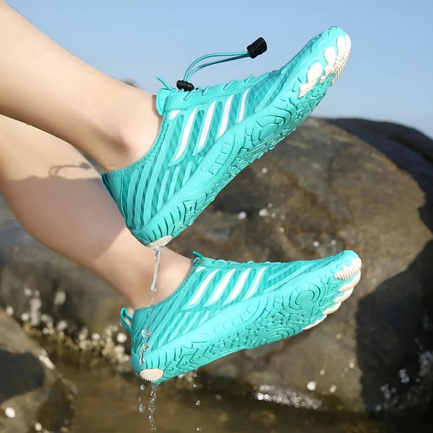 Hike Barefoot Shoes for Women Men, Breathable Non-Slip Athletic Footwear, Wide Toe Water Shoes for Hiking, Non-Slip Neuropathy Shoes for Women Men, Grounded Comfort wear