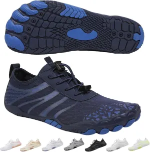 Hike Barefoot Shoes for Women Men, Breathable Non-Slip Athletic Footwear, Wide Toe Water Shoes for Hiking, Non-Slip Neuropathy Shoes for Women Men, Grounded Comfort wear