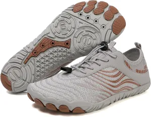 Hike Barefoot Shoes for Women Men, Pro Barefoot Shoes with Wide Toe Box for Hiking, Walking, Non-Slip Breathable Lightweight Water Shoes Unisex