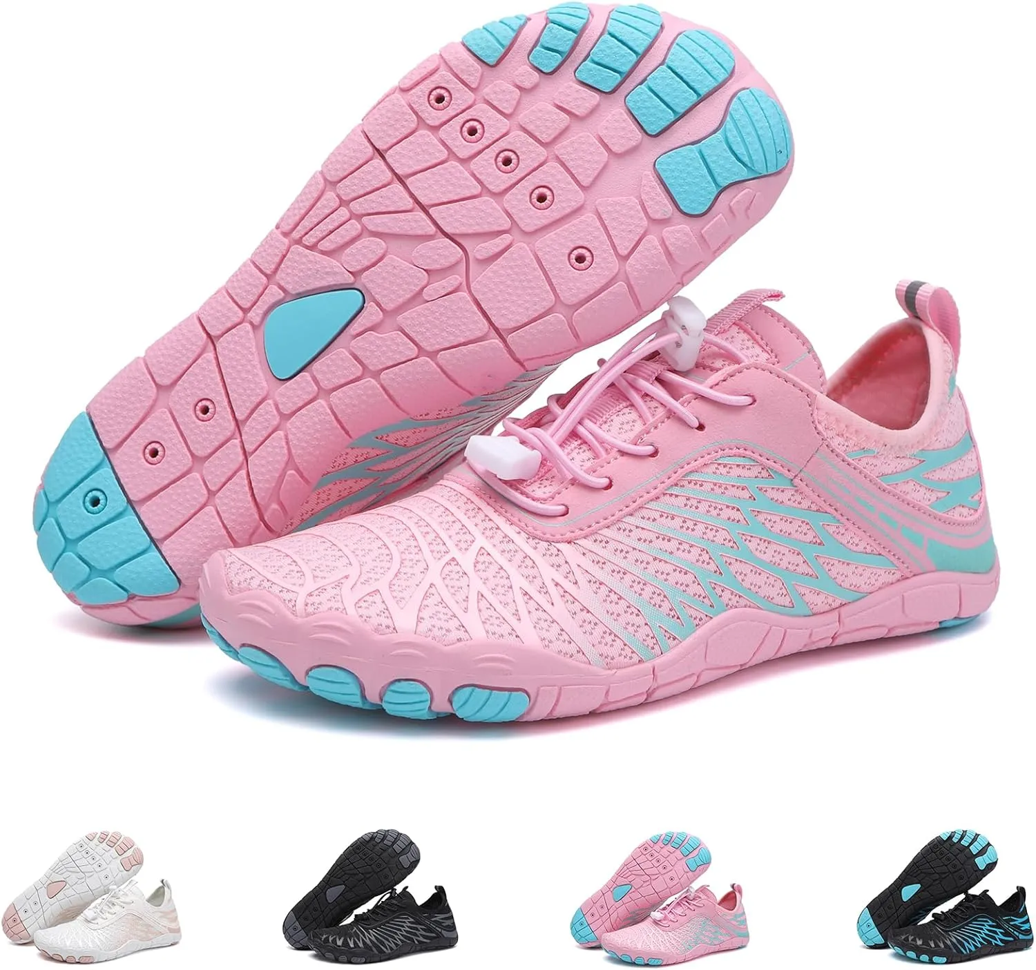 Hike Barefoot Shoes for Womens Mens, 2025 New Comfortable Healthy&Non-Slip Barefoot Vitality Shoes Women's Minimalist Athletic Footwear, Wide Toe Box Water Shoe for Women Men,Hiking Walking Daily Wear