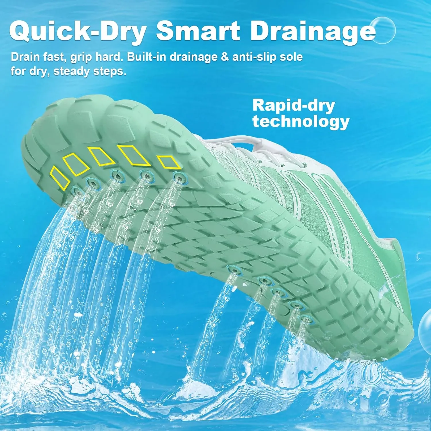 Hike Barefoot Shoes Women Men Footwear Wide Toe Quick-Dry Pro Barefoot Beach Swim Minimalist Grounding Shoes Breathable Non-Slip Grounded Footwear for Walking Kayaking Hiking Surfing
