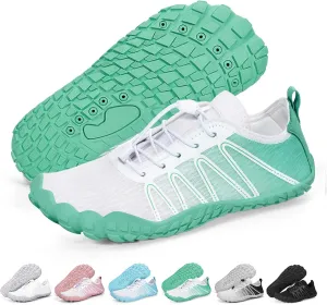 Hike Barefoot Shoes Women Men Footwear Wide Toe Quick-Dry Pro Barefoot Beach Swim Minimalist Grounding Shoes Breathable Non-Slip Grounded Footwear for Walking Kayaking Hiking Surfing