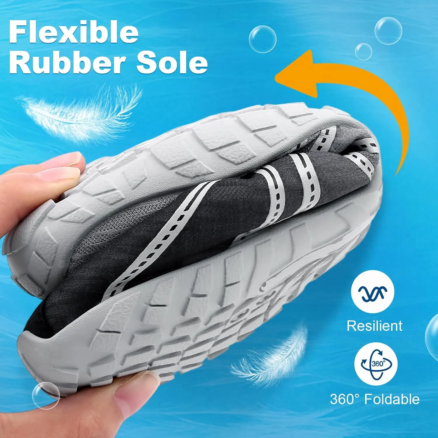Hike Barefoot Shoes Women Men Footwear Wide Toe Quick-Dry Pro Barefoot Beach Swim Minimalist Grounding Shoes Breathable Non-Slip Grounded Footwear for Walking Kayaking Hiking Surfing