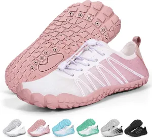 Hike Barefoot Shoes Women Men Footwear Wide Toe Quick-Dry Pro Barefoot Beach Swim Minimalist Grounding Shoes Breathable Non-Slip Grounded Footwear for Walking Kayaking Hiking Surfing