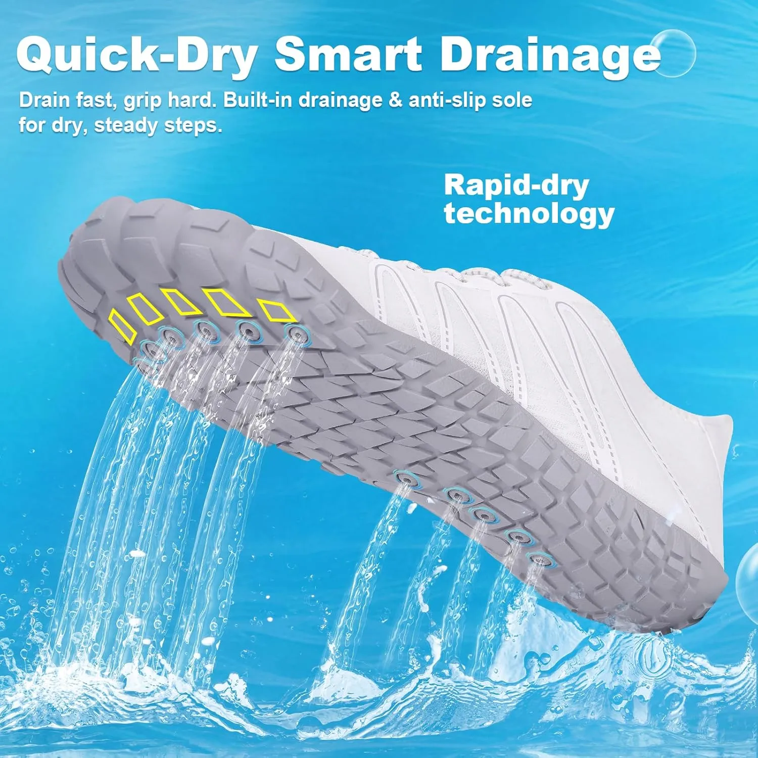 Hike Barefoot Shoes Women Men Footwear Wide Toe Quick-Dry Pro Barefoot Beach Swim Minimalist Grounding Shoes Breathable Non-Slip Grounded Footwear for Walking Kayaking Hiking Surfing