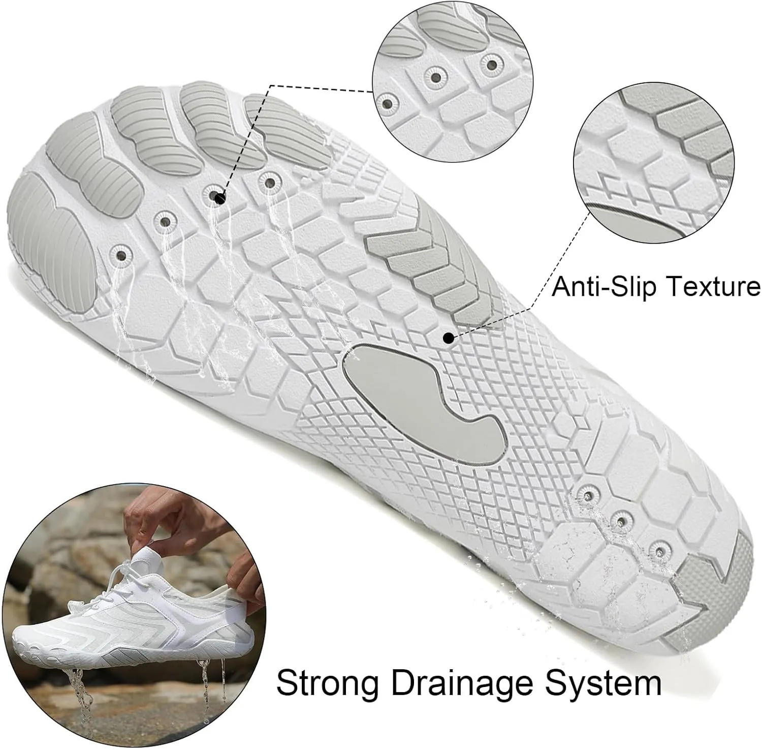 Hike Barefoot Shoes Women Men Pro Footwear Barefoot Shoes Womens Wide Toe Box Healthy & Non-Slip Athletic Hiking Walking Barefoot Shoes Unisex