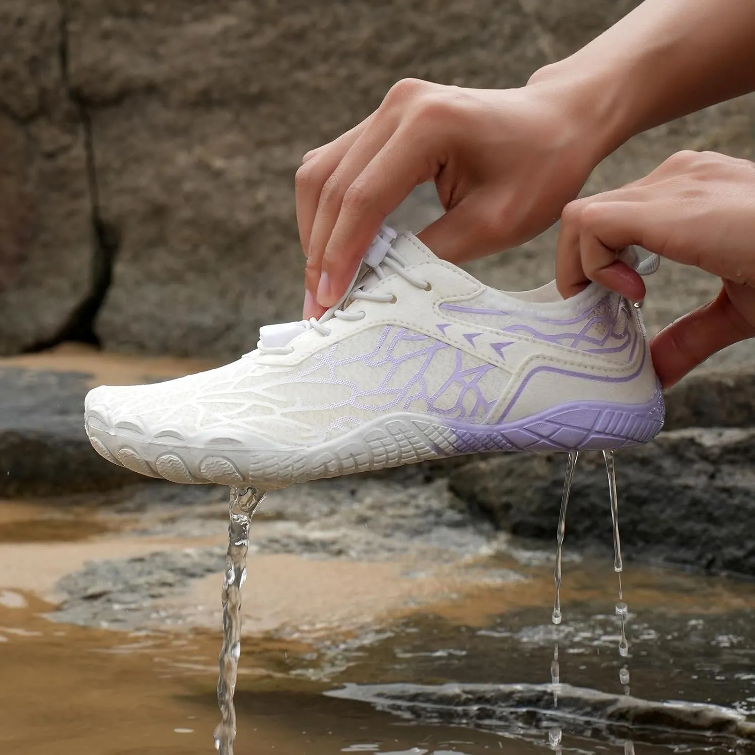Hike Barefoot Shoes Women Men, Wide Toe Box Healthy & Non-Slip Barefoot Footwear Unisex, Pro Barefoot Hike Shoes Trail Hiking Track Athletic Shoes