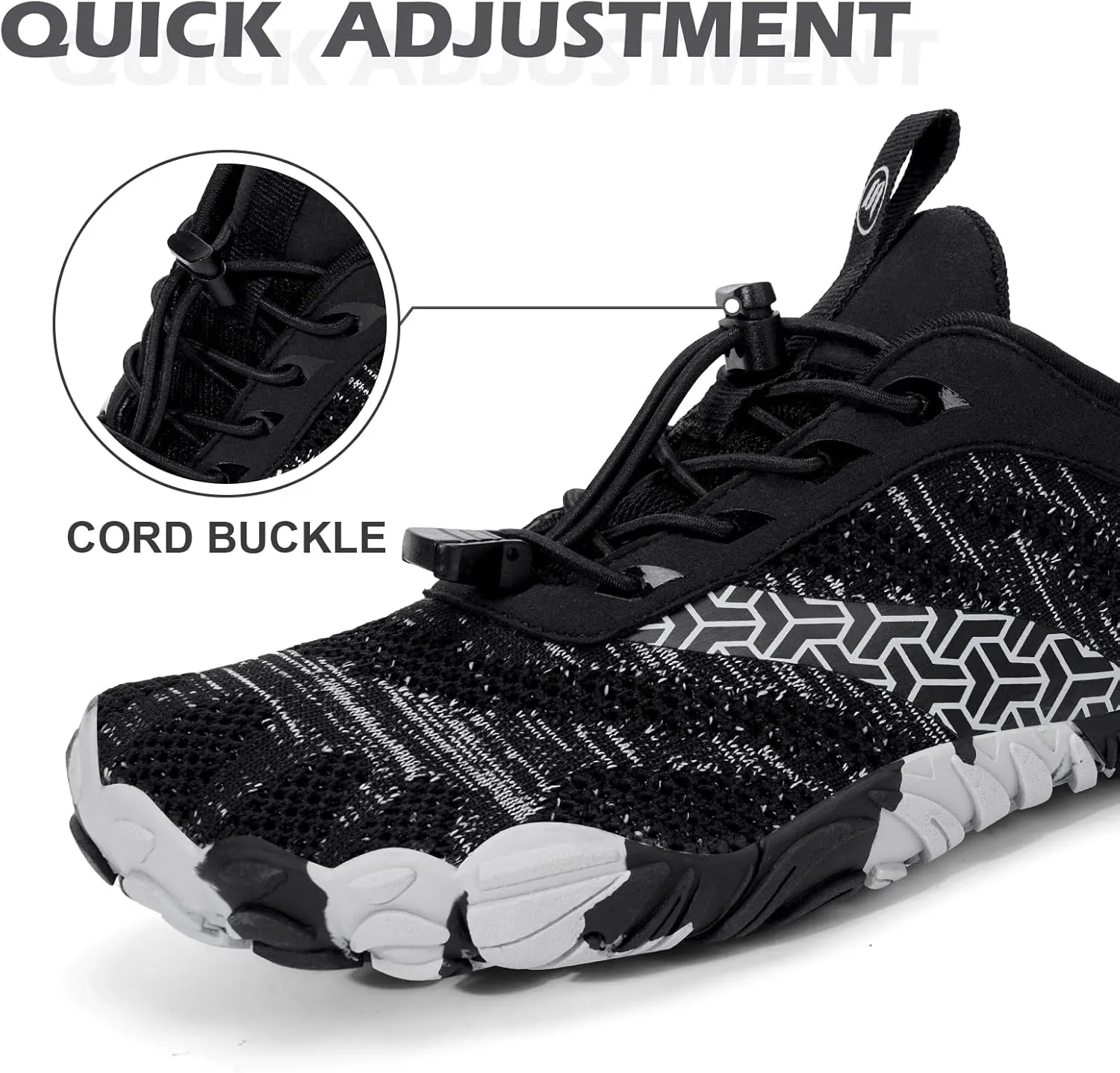 Hike Barefoot Shoes Women Men with Wide Toe Box Footwear Healthy Non-Slip Hike Beach Pool Aqua Swim Surf Hiking Running Athletic Water Shoe
