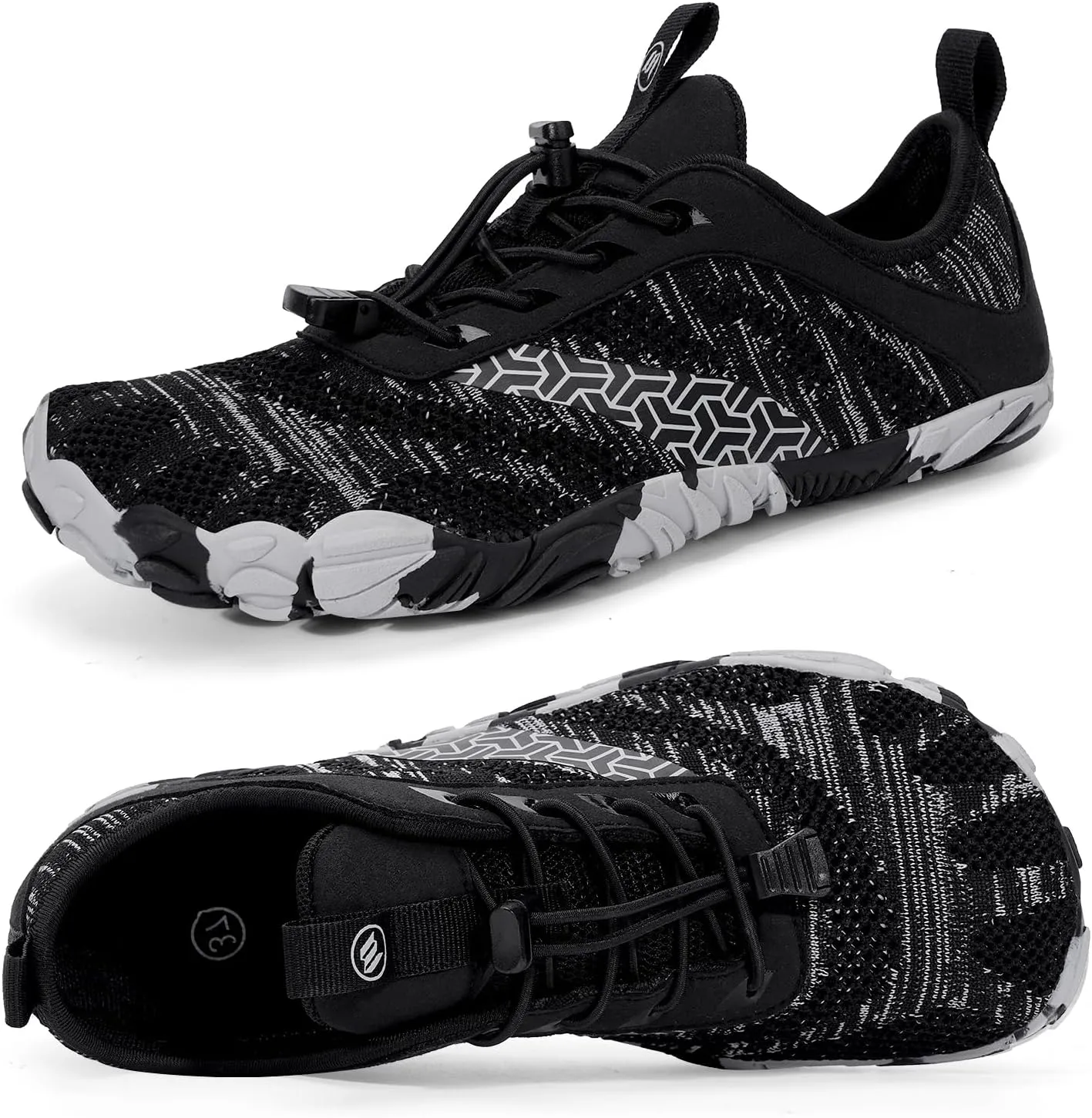 Hike Barefoot Shoes Women Men with Wide Toe Box Footwear Healthy Non-Slip Hike Beach Pool Aqua Swim Surf Hiking Running Athletic Water Shoe