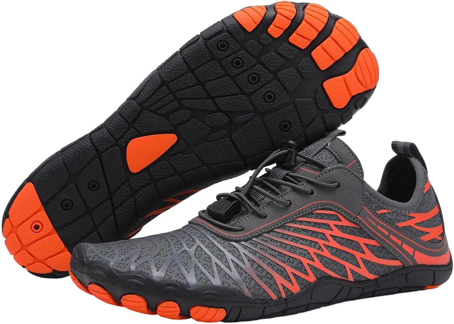 Hike Barefoot Shoes Womens Men, Pro Barefoot Shoes with Wide Toe Box, Minimalist Trail Running Shoe, Breathable & Non-Slip Athletic Footwear Wide Toe Shoe
