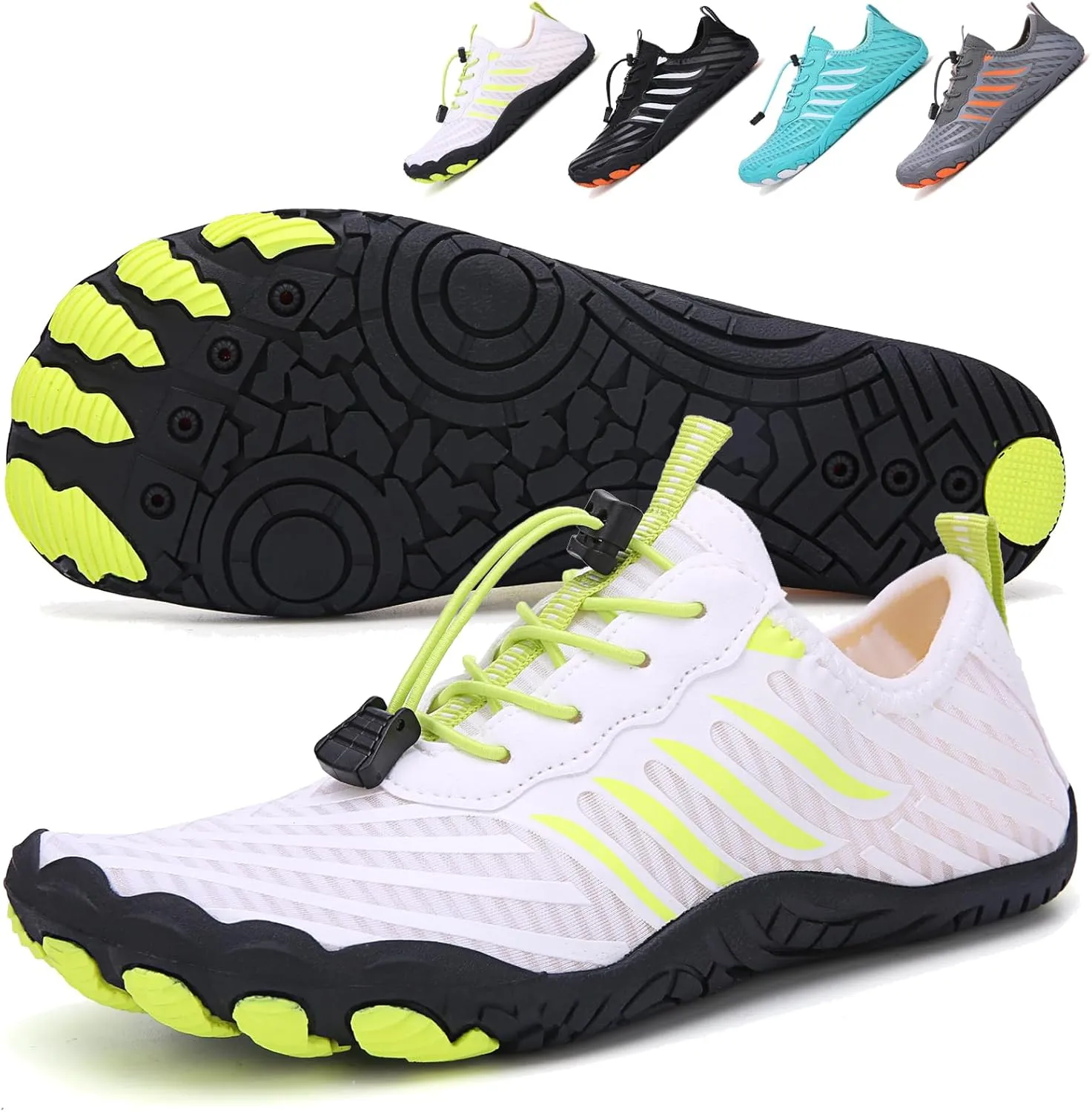 Hike Barefoot Shoes Womens Men,Unisex Barefoot Water Shoes Breathable, Anti-Slip Hiking Footwear for Athletic Wide Toe Shoe Footwear for Hiking, Walking, Running, Yoga, and Water Sports