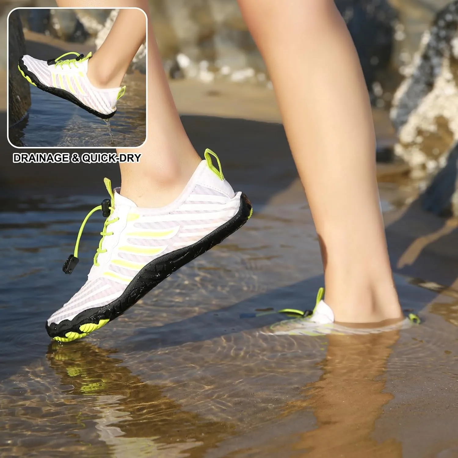 Hike Barefoot Shoes Womens Men,Unisex Barefoot Water Shoes Breathable, Anti-Slip Hiking Footwear for Athletic Wide Toe Shoe Footwear for Hiking, Walking, Running, Yoga, and Water Sports